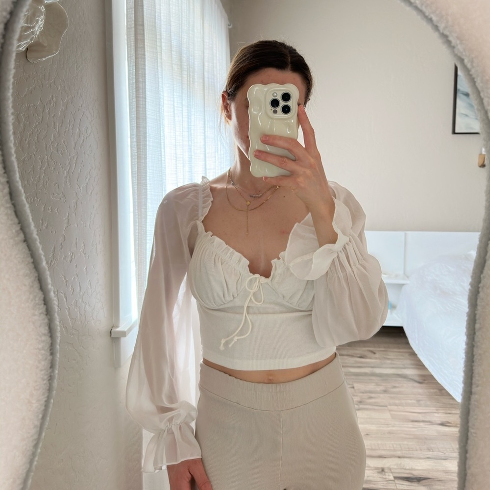 coquette blouse